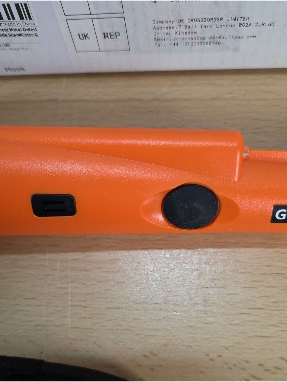 GP-POINTER Orange Metal Pinpointer Detector - Picture 4 of 7